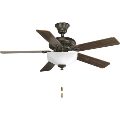Signature 52 Inch Five Blade Ceiling Fan With Reversible 153 X 18 Motor In Antique Bronze Finish