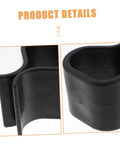 Close-up of black plastic Outdoor Patio Furniture Clips 12 Piece Sectional Sofa Connectors For Sturdy Rattan Sets