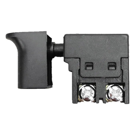 Badass Replacement Speed Regulating Switch For Electric Drill Planer And Marble Cutter With 250V Push Button Quick Install up-close view.