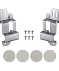 Upgraded Lifetime Appliance SK DH Stacking Kit For 24 Inch Front Load Washer And Dryer With Right And Left Brackets Four Rubber Pads Six Screws Easy Install Fits Like A Glove.