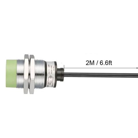 Inductive Proximity Sensor Switch 15mm Detect Distance For Iron Objects 110-220V Or 90-250V AC 500mA NO Output