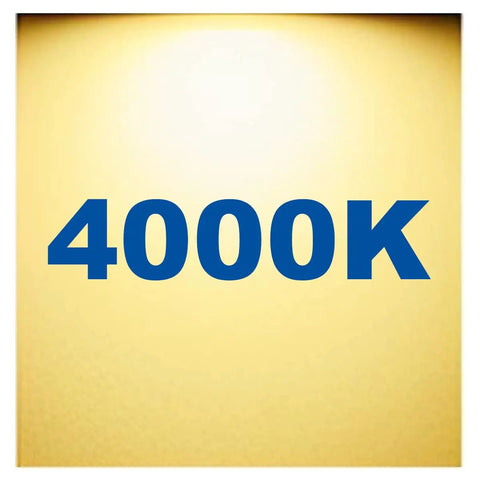 4000K color temperature display for 2x2 Foot LED Flat Panel Light 4000K 39W 4290 Lumens Backlit Drop Ceiling Fixture for Office Library Shop