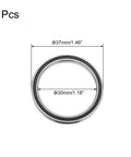 6706-2RS Deep Groove Ball Bearings, 4 Pack, 30x37x4mm Double Rubber Sealed with size measurements