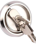 Privacy Door Latch Lock With Keys For Bedroom And Bathroom Doors, Stainless Steel Construction, Easy No Hassle Install