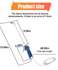 Air Engine Cleaning Spray Gun With 4 Ft Hose For High Pressure Pneumatic Cleaning Pro Grade Heavy Duty Auto Water Solvent Sprayer
