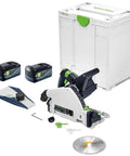 Cordless Circular Saw Packs Serious Punch With 18V To 36V Dual Voltage Switch And Included 5.2 Ah Battery for precise cutting.