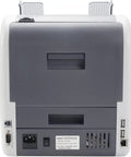 Top Shelf Dual Pocket Money Counter Machine With Fully Legit Counterfeit Detection And Smooth Mixed Denomination Sorting For Every Stack Of Cash Bills In Retail back view showcasing ports and model details.