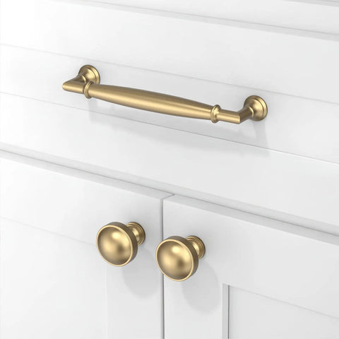 10 Pack Champagne Bronze Cabinet Pulls 5 Inch 128mm Solid Zinc Alloy Kitchen Cabinet Handles Drawer Pulls For Cabinets And Furniture Built To Last Easy Install Protective Individual Packaging