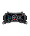 Chevrolet Camaro 12.3 Inch Car LCD Dashboard Panel Plug And Play Replacement For 2015 2023 Smart Digital Cluster Virtual Cockpit Speedometer Gauges Dope Ride Ready black LCD cluster front view