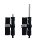 Super Tough DC Electric Linear Actuator With Badass Heavy Duty Hydraulic Push Rod System Designed For Rock Solid Truck Lifting And Steady 15000N Pull Force Delivery, showing side view of actuator units.