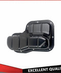 Heavy Duty Transmission Oil Pan Kit For Nissan Navara D40 and R51 Models 2005 Onwards With Premium Seals To Stop Leaks And Keep Fluid Clean For Smooth Shifting, black metal