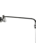 Heavy Duty 12 Inch Automatic Water Flow Swing Faucet For Commercial Wok Range Wall Mounted Pro Grade Kitchen Faucet Chrome Plated