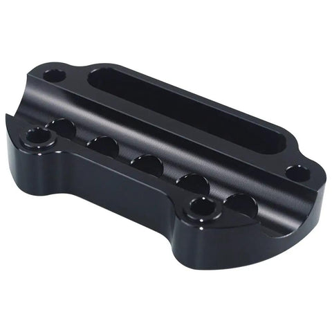 Side Mount Instrument Bracket And Speedometer Relocation Cover For Harley Sportster XL Models 1993 To 2020 Gloss Black Aluminum