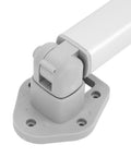 Close-up of 555mm Folding Table Leg Detachable Aluminum Alloy Beefy Heavy Duty Silver Space Saving Leg For Kitchen And Dining