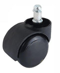 Flat Out Smooth Swivel Chair Casters Polyurethane Rollers Quiet As A Whisper Floor Saver with black swivel caster.