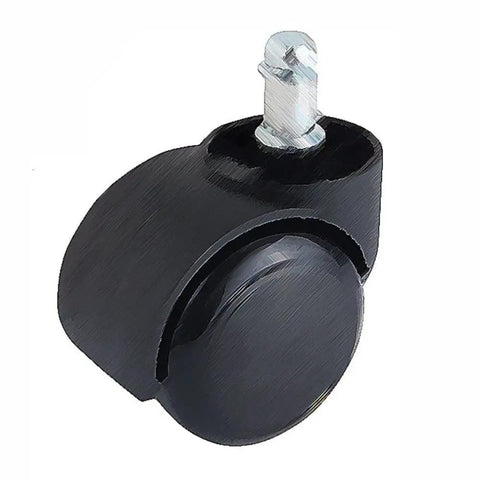 Flat Out Smooth Swivel Chair Casters Polyurethane Rollers Quiet As A Whisper Floor Saver with black swivel caster.