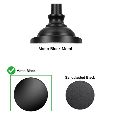 Adjustable Black Vintage Pendants With Ninety Degree Swivel Heads For Kitchen Islands And Bedrooms Offering Height Range That Kills Annoying Glare And Delivers A Killer Farmhouse Vibe Worth Buying - matte black metal lamp detail.