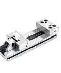 Heavy-Duty 6-Inch Bench Vise Rock Solid Alloy Steel Clamping Fixture With Wide Jaw Opening For Cnc Milling Grinding Machine Shop Workhorse secure tightening.