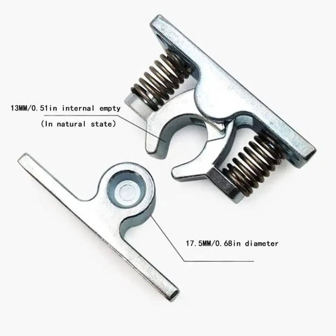 Beefy Double Roller Catch Heavy Duty Spring Loaded Latch Pin Push To Open Door Lock For Trailers RV Cabinets Sheds Zinc Alloy