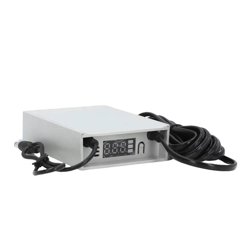 Bulletproof Mini 12V Ups Battery Backup Keeps Outdoor Cameras Routers And Led Strips Rock Solid During Blackouts With A Dependable 3600 Mah Reserve And Smooth One Point Five Amps Output Us Plugged In Ready, compact metal casing with visible display.