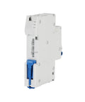 Heavy Duty 40 Amp Curve B Rcbo Circuit Breaker Featuring Single Pole Plus Neutral Ac Leakage Protection For No Fuss Din Rail Snap In Install Dual Short Circuit Overload Guard, side view