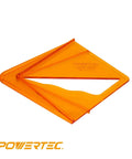 PowerTEC plastic center finder tool, orange, for 8-in square/round/octagon and 5-3/4-in hexagon workpieces