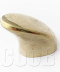 Rugged Finger Guard And Pommel Bolster Kit For Custom Knife Making, handcrafted bronze pommel detail, DIY knife handle supplies