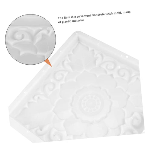 DIY Landscaping Edging Paver Molds For Concrete Paths And Patio Stones Garden Paving Forms Easy To Use Floor Mold Kit