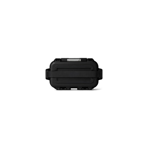 Front view of GoBox 1 Divided Waterproof Dry Box For Gear, Camera, And Tackle, Submersible IP65 IP67 Case with tether strap