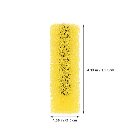 Forty Pack Textured Wall Painting Sponge Rollers With Bounce Back Elastic Covers For No Fuss Exterior Coating And A Knockout Slick Professional Shine Always, yellow elastic sponge roller, 4.13 in x 1.38 in.