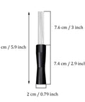 Espresso Coffee Stirrer Tamper And Needle Type WDT Distribution Tool, 5.9 inch, stainless steel, black finish with dimensions