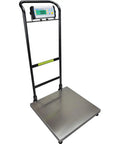 Heavy Duty Digital Bench Scale Featuring Multi Unit Conversion And Quick Zero Tracking Setup Crafted For Bustling Warehouse Floors That Handles Massive Freight Stacks Like A Total Boss On Deck. Compact stainless steel platform with digital display.