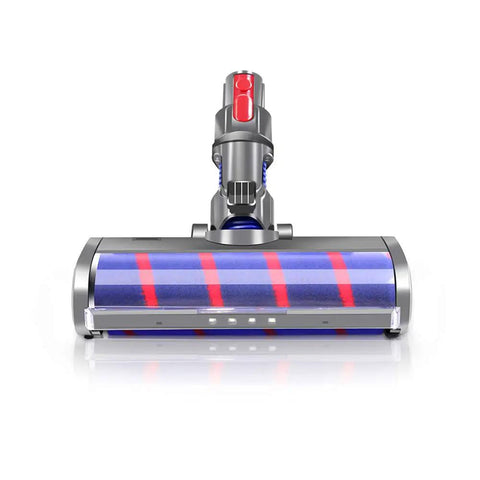 Floor Head Soft Roller Brush For Dyson V7 V8 V10 V11 V15 Cordless Vacuums Rotatable Motorhead Replacement Durable ABS Construction