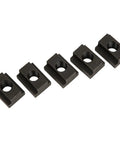 Beefy High Strength T Slot Nut With Black Oxide Finish Threaded For A Tight Rock Solid Fit In Machine Tool Table Slots Undersized For Precise T Slot Alignment In 45 Steel Construction, 45 steel T-slot nuts