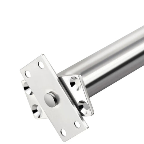 Concealed Door Closer Auto Self Closing Attachment For Wooden Doors With Alloy Frame, soft quiet close, wall mount, silver finish