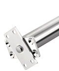 Concealed Door Closer with Soft Close No Slam Automatic Self Closing Hidden Mount Alloy Body Quiet Operation for Wooden Doors Up to 80 Kg Ideal for Apartments and Offices Silver Finish close-up view.