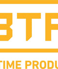 Company logo for Big Time Products in bold yellow letters on a white background