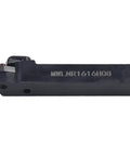Heavy Duty Lathe Turning Tool With New Bracket For Precision Turning Includes 10 Carbide Inserts WNMG432 And WNMG080408, carbon steel, 16mm shank.