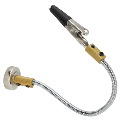 Heavy Duty Soldering Helping Hands With Magnetic Base For Electronics Repair Alloy Steel Third Hand Adjustable Clamp with flexible arm.