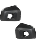 Sick New Front Bumper End Cap Kit Fits Your 2014-2021 Toyota Tundra SR TRD Pro Limited CrewMax Double Cab Without Park Assist For That Fresh Rock Solid Look, black plastic pair