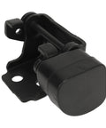 Direct Bolt On Left Front Car Door Hinge For C5 2009 2019, black steel hinge with a smooth pivot mechanism, OEM quality.