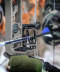 Drop Away Rest With Right Hand Cable Drive Defy Micro, Smooth Operation With Precision Bearings shown mounted on compound bow