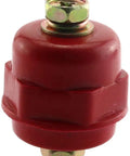 Busbar Insulator Kit 5 Piece Red Resin SM-25 M6 Polyester Standoff Insulators With Screws For Electrical Cabinets, red epoxy resin busbar insulator with M6 hardware