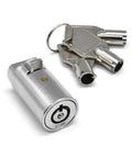 Vending Machine Lock Keyed Alike for Coke, Snack, and Soda Machines With 3 Keys Included, Zinc Alloy Chrome Finish