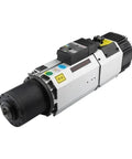 Beefy Long Nose Automatic Tool Changing CNC Spindle 9KW Air Cooled 24000RPM ISO30 220V 380V showing side view of robust rotary motor.
