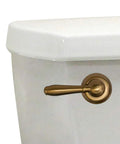 StrongARM Metal Toilet Tank Lever Universal Fit For Front Angled Side Left And Right Mount Toilets Brushed Bronze Finish