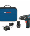 Ultra Compact 12V Max Hammer Drill And Driver Kit With 3/8 Inch Auto Chuck Two Speed Control For Torque And Drilling Lightest In Class