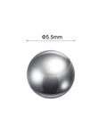 Stainless Steel Bearing Balls 5.5mm G100 Precision, 50 Pcs 304 Grade, Boss Grade Corrosion Resistant And Heat Stable, Built For Industrial Gear And DIY Projects, Heavy Duty Bearings For Machinery And Hobbyist Upgrades, 5.5mm steel ball
