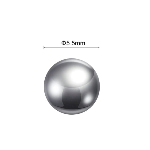 Stainless Steel Bearing Balls 5.5mm G100 Precision, 50 Pcs 304 Grade, Boss Grade Corrosion Resistant And Heat Stable, Built For Industrial Gear And DIY Projects, Heavy Duty Bearings For Machinery And Hobbyist Upgrades, 5.5mm steel ball