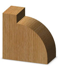Roundover Router Bit Carbide Tipped One Sixteenth Inch Radius Five Eighths Inch Diameter One Quarter Inch Shank wood edge example